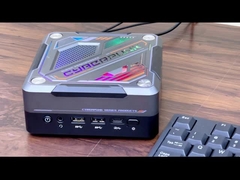 AMD Ryzen R7-7840HS Mini PC Çift LAN DDR5 64GB Oyun Mini PC Işıkla