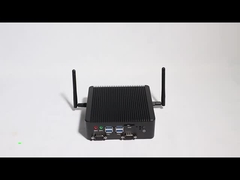 Fansız Endüstriyel PC Celeron J4125 N4000 RS485 Linux DDR4 8GB Mini Bilgisayar