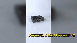 6 LAN 1 HD-MI 1 DP'li Intel N100 İşlemci Güvenlik Duvarı Mini Bilgisayar