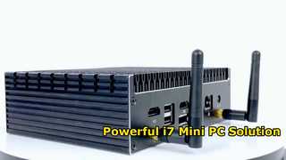 Dail için 2 LAN 2 HD-MI 1 DP 1 Tip-C ile Intel Core I7 1270P İşlemci Mini PC Yumuşak Yönlendirici Güvenlik Duvarı