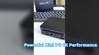 Ev Ofis ve Oyun İçin 1 Gigabit Ethernet Bağlantı Noktası 2HD-MI 1Tip-C ile Intel N250 İşlemci Mini Bilgisayar