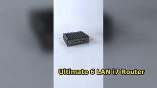 6 Lan 1 HD-MI 1 DP'li Yumuşak Yönlendirici Intel Celeron J6412 İşlemci