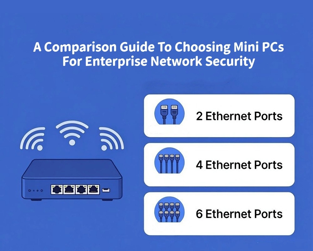 Şirketin en son blog yazıları Çift LAN 4 LAN mı 6 LAN mı? Kurumsal Ağ Güvenliği İçin Mini PC Seçim Rehberi