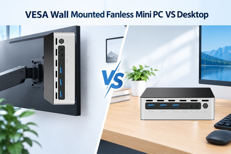 Şirketin en son blog yazıları VESA Duvarlı Fansiz Mini PC VS Masaüstü: Yerleştirme, Isı Dağıtımı ve Kablo Yönetimi Karşılaştırma