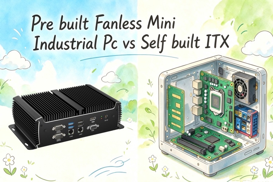 Şirketin en son blog yazıları Pre built Fanless Mini Industrial Pc vs Self built ITX: Total Cost and Setup Effort Compared