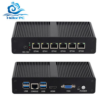 satın al Intel Pentium 4405U 6LAN RJ45 Çift Ekranlı DDR4 Yazılım Yönlendiricisi online manufacture