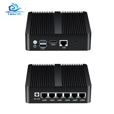 satın al 6 Gigabit Ethernet RJ45 J1900 Güvenlik Duvarı Yönlendiricisi Ubuntu Masaüstü Yönlendiricisi Wi-Fi ile online manufacture