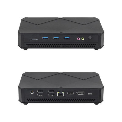 satın al Intel Core i5 Serisi Siyah Mini PC İkili M.2 SSD 2280 Çift Sabit Soğutma Fanları online manufacture