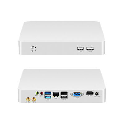 satın al Intel Mini PC Core Serisi İşlemcisi DDR3 RAM ve Beyaz Alüminyum Şasi ile online manufacture