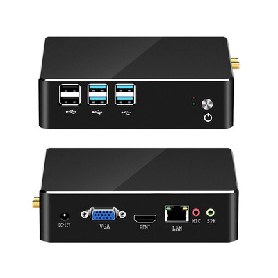 satın almak Mini PC Intel Core i3 7100U İşlemcisi mSATA SSD DDR3L 16G RAM Ve Soğutma Fanı Çevrimiçi üretim