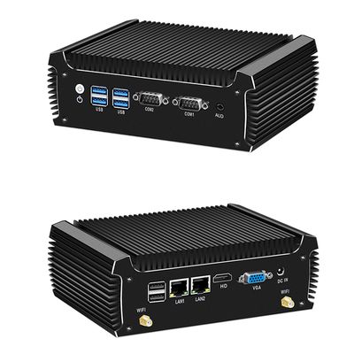 satın al Intel Core i3 7100U Mini PC 2 LAN 2 COM Fanless Endüstriyel Bilgisayar Çevrimiçi üretim