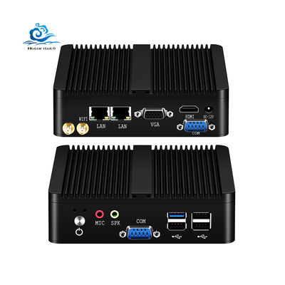 satın al Endüstriyel PC Fansız Mini Bilgisayar, Windows 10/Linux Desteği, Kompakt Alüminyum Kasa Tasarımı, 133mm*125mm*40mm Çevrimiçi üretim
