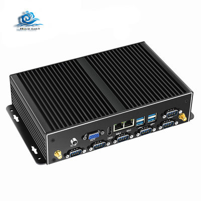 satın al Fanless Industrial PC with 6*RS232/485 and 8*USB Ports Featuring Intel Core i5 4200U Processor Çevrimiçi üretim