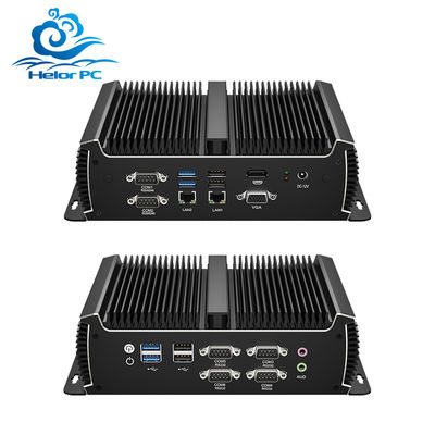 satın al Fanless Aluminum Industrial PC with Intel Core i5-4200U Compact Embedded Computer for Harsh Environments Çevrimiçi üretim