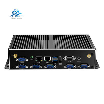 satın al Fanless Industrial PC with Intel Core i5-7200U 2 Gigabit NIC RS485 RJ45 Mini PC Çevrimiçi üretim