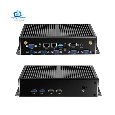 satın al 6 USB Bağlantı Noktalı ve RS232 Seri Bağlantı Noktalı Fansız Pen-tium 3805U Endüstriyel PC Kompakt Gömülü Bilgisayar Çevrimiçi üretim