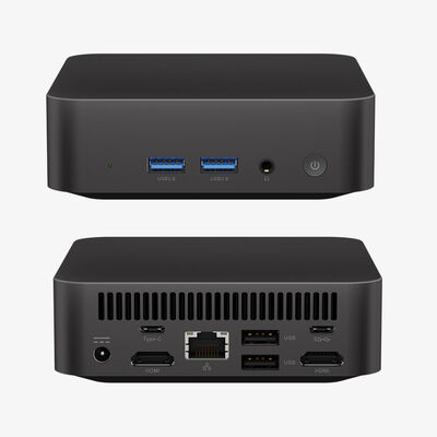 satın al Intel N250 İşlemci 1 Gigabit Ethernet Port 2 HD-MI 1 Tip-C ile Mini PC Ev Ofisi ve Oyun için Çevrimiçi üretim