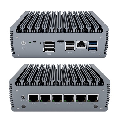 satın almak Intel Celeron J6412 İşlemci Soft Router 6 Lan 1 HD-MI 1 DP ile Çevrimiçi üretim