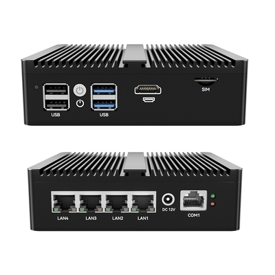 satın almak Intel N5105 İşlemci Firewall Mini PC 4 Lan 1 COM ile Çevrimiçi üretim