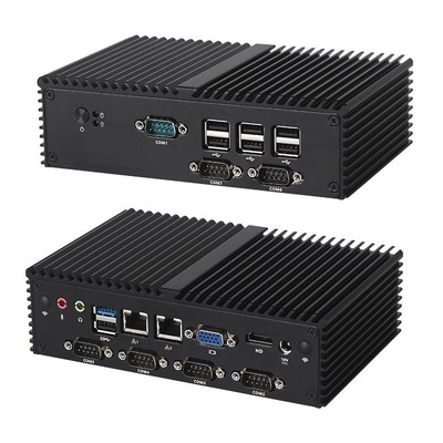 satın almak Intel Celeron J1900 İşlemci Fansiz PC DDR3L 8GB 7COM 2LAN ile Endüstriyel PC Çevrimiçi üretim