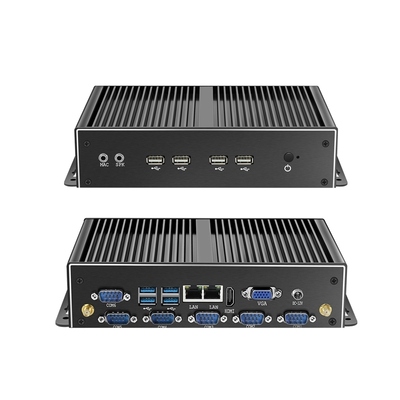 satın almak Intel Core i5 4200U Çift Gigabit Ethernet ve RS232 Portları ile HLY Fanless Endüstriyel Mini PC Çevrimiçi üretim