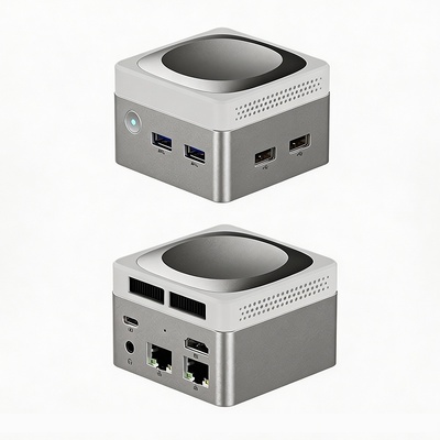 satın almak Intel N100 Mini Küp Bilgisayarı LPDDR5 Çift Gigabit Ethernet RJ45 Ev için Mini PC Çevrimiçi üretim