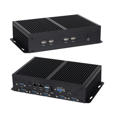 satın almak Çift LAN 6COM Fanless Intel Mini PC Core Serisi Celeron 3855U MSATA SSD ile işlemciler Çevrimiçi üretim