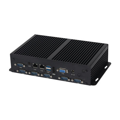 Çift LAN 6COM Fanless Intel Mini PC Core Serisi Celeron 3855U MSATA SSD ile işlemciler