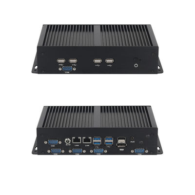 DDR4 Fanless Sanayi Mini PC Çift LAN 6COM Intel Core Celeron Serisi