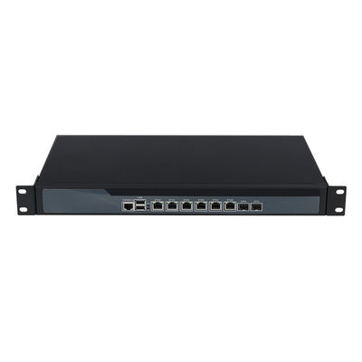 3865U 1U Sunucu 6 LAN 2 Fiber Optic Linux Firewall Router Sunucu Fanla