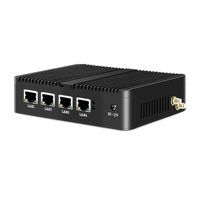 4 LAN DDR3L Firewall Router Fanless Mini PC Intel Celeron Serisi J1900
