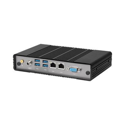 Intel Atom E3940 DDR3L 8GB Endüstriyel Bilgisayar Çift LAN Çift COM Fansiz Mini Bilgisayar