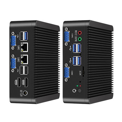Intel Celeron J4125 Endüstriyel Bilgisayarı Çift LAN 4 COM DDR4 8GB ve Linux ile