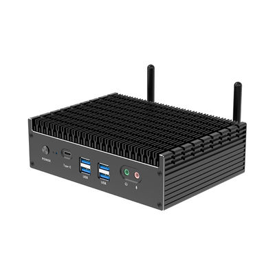 Çift Ethernet DDR4 Fanless Intel Mini PC I5 I7 I9 12. nesil