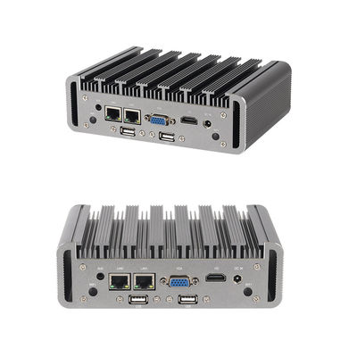 Intel Celeron J6412 ve Core i5-6200U Mini PC Fanless Endüstriyel Destek OEM ve ODM