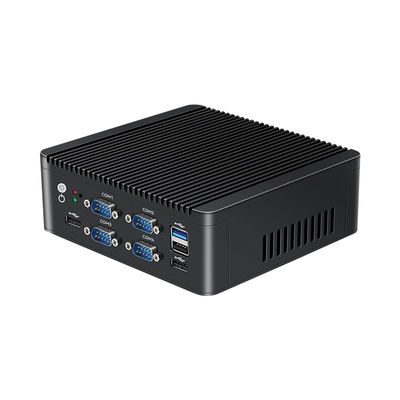 Intel N5000 J4125 4 çekirdekli Mini PC ile çift LAN 6 COM ve DDR4 8G'ye kadar