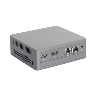 Intel N100 İşlemci Dört USB DDR4 ile Çift LAN Mini PC Ev Ofisi için 46GB RAM