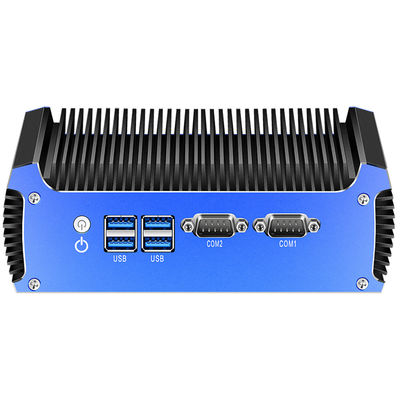 Çift LAN Çift COM Intel Fanless Mini PC DDR3 RAM ile 8GB Linux ve mSATA'ya kadar