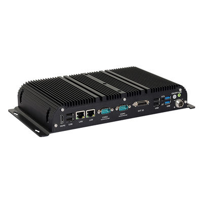 DDR4 32G Intel Celeron J4125 J6412 Mini PC ile çift LAN çift COM Fansiz PC