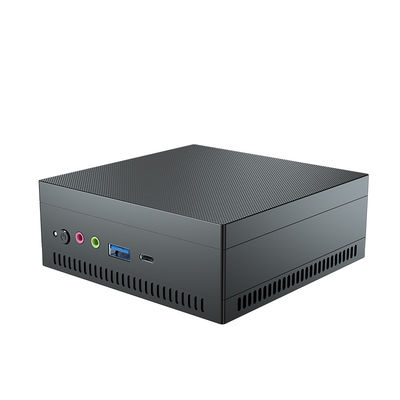 AMD Athlon Gold 3150U Black Mini PC Alüminyum alaşım şasi ile Ev Ofisi için
