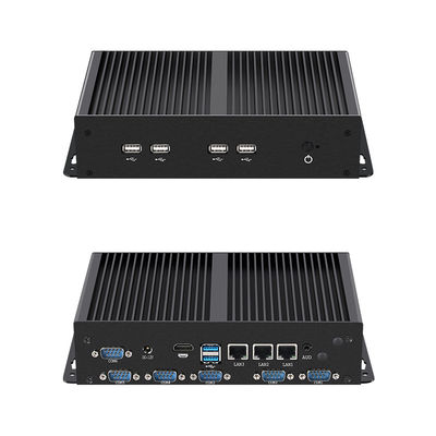 Intel Celeron J6412 16GB RAM ile Endüstriyel Bilgisayar Üç Ethernet ve Fansiz Soğutma