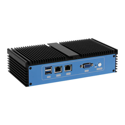 Intel 3865U Celeron Mini PC Router With Eight Ethernet DDR4 16GB RAM Fanless Cooling