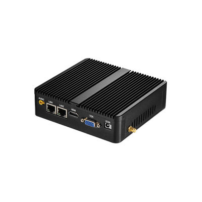 Fansiz Endüstriyel Mini PC Intel Celeron İşlemciler Dual LAN Dual COM