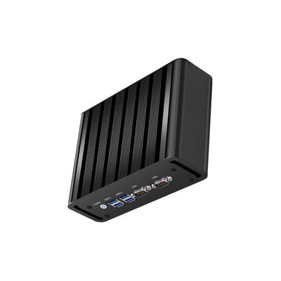 2LAN 2COM Fansiz Endüstriyel Bilgisayar Intel Core i5 İşlemci Alüminyum Şasi Bilgisayar