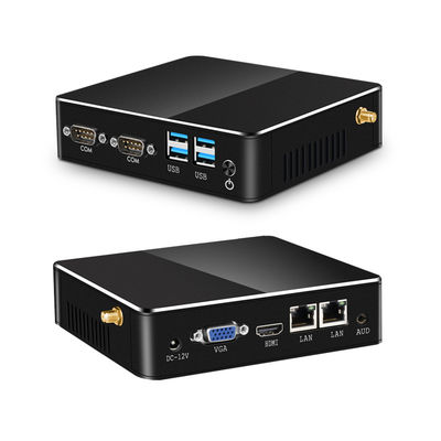 Intel Celeron J1900 Dual LAN Industrial PC Dual COM DDR4 16GB RAM Fanless Computer