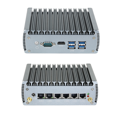 Intel I5 1145G7 İşlemcisi Altı LAN Bir COM ve 1 HDMI Endüstriyel Mini PC ile